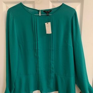 Banana Republic Green Blouse Large